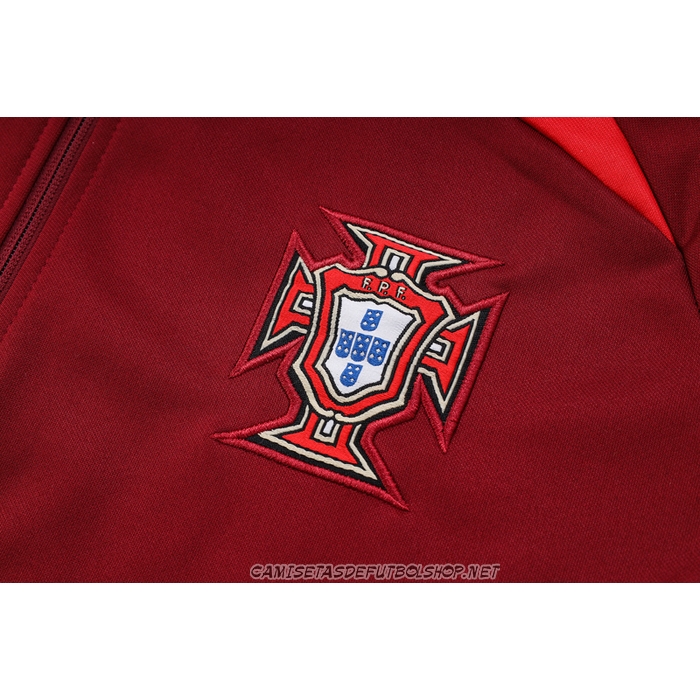 Chandal con Capucha del Portugal 23-24 Rojo